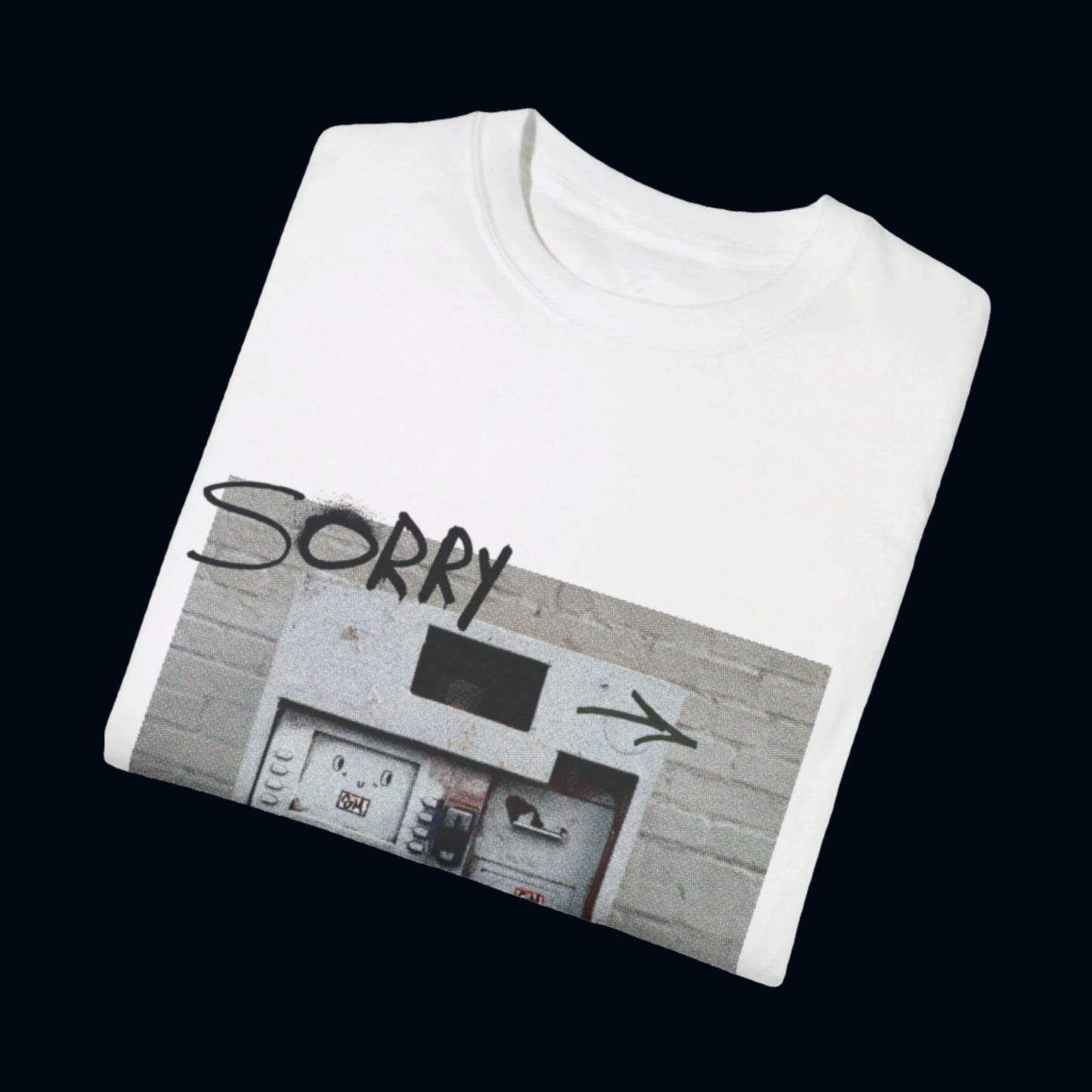 cash sorry white t-shirt