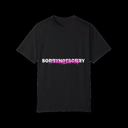 double sorry black t-shirt