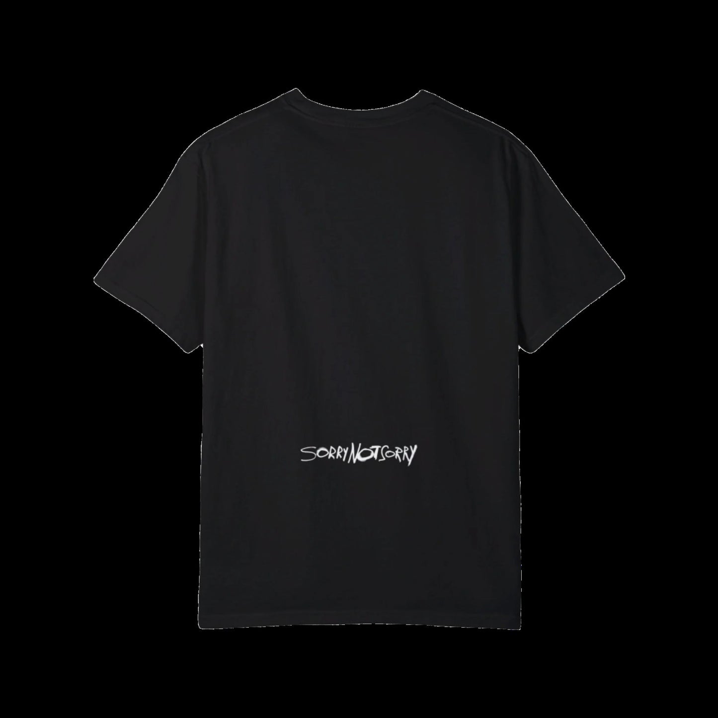 double sorry black t-shirt