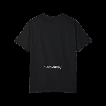 double sorry black t-shirt