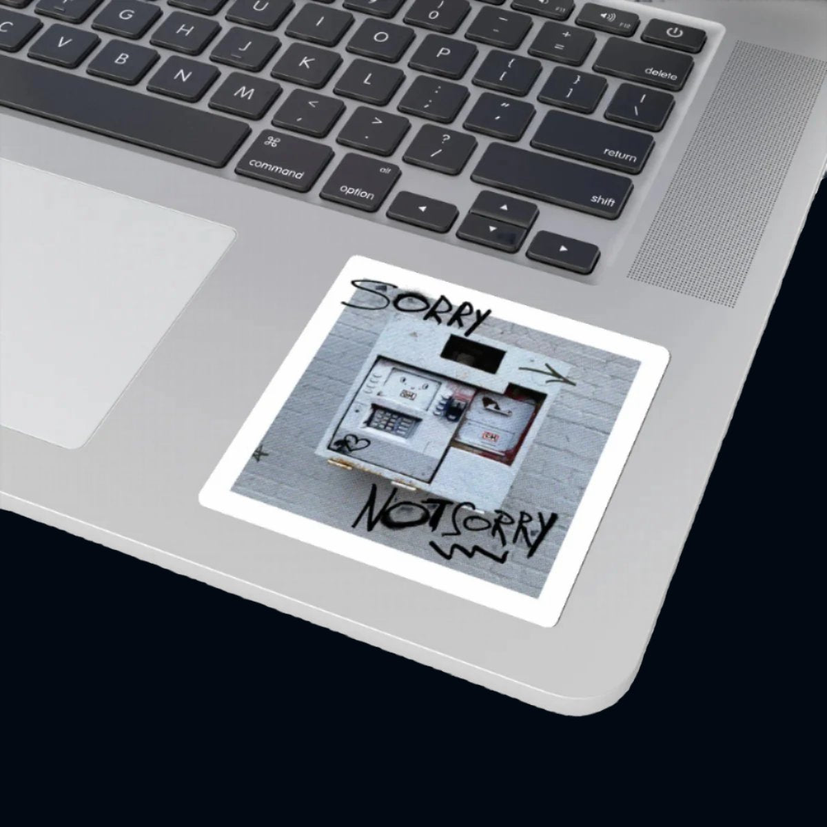 unique streetstyle graffiti sorry not sorry band sticker